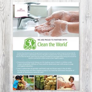 Clean the World Print Collateral