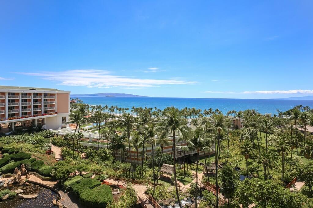 Ocean View from Hawaiian Resort