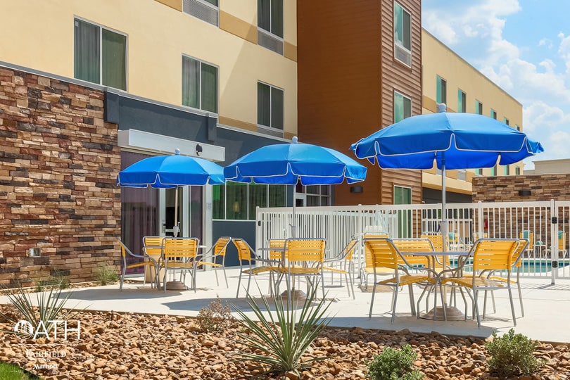 Patio Seating - Fairfield Inn & Suites
